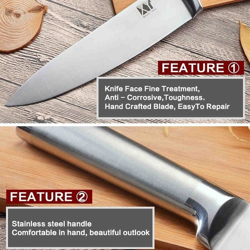Stainless Steel 7cr17 Fruit Utility Santoku Chef Slicing Bread Knives 7cr17 Stainless Steel Any Good